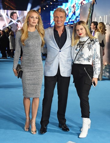 Lundgren's daughter Ida is exactly the same age as his girlfriend and the two girls are quite close